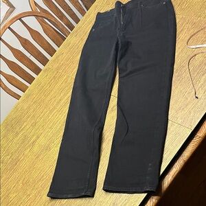 GAP High-Rise Loose Black Jeans